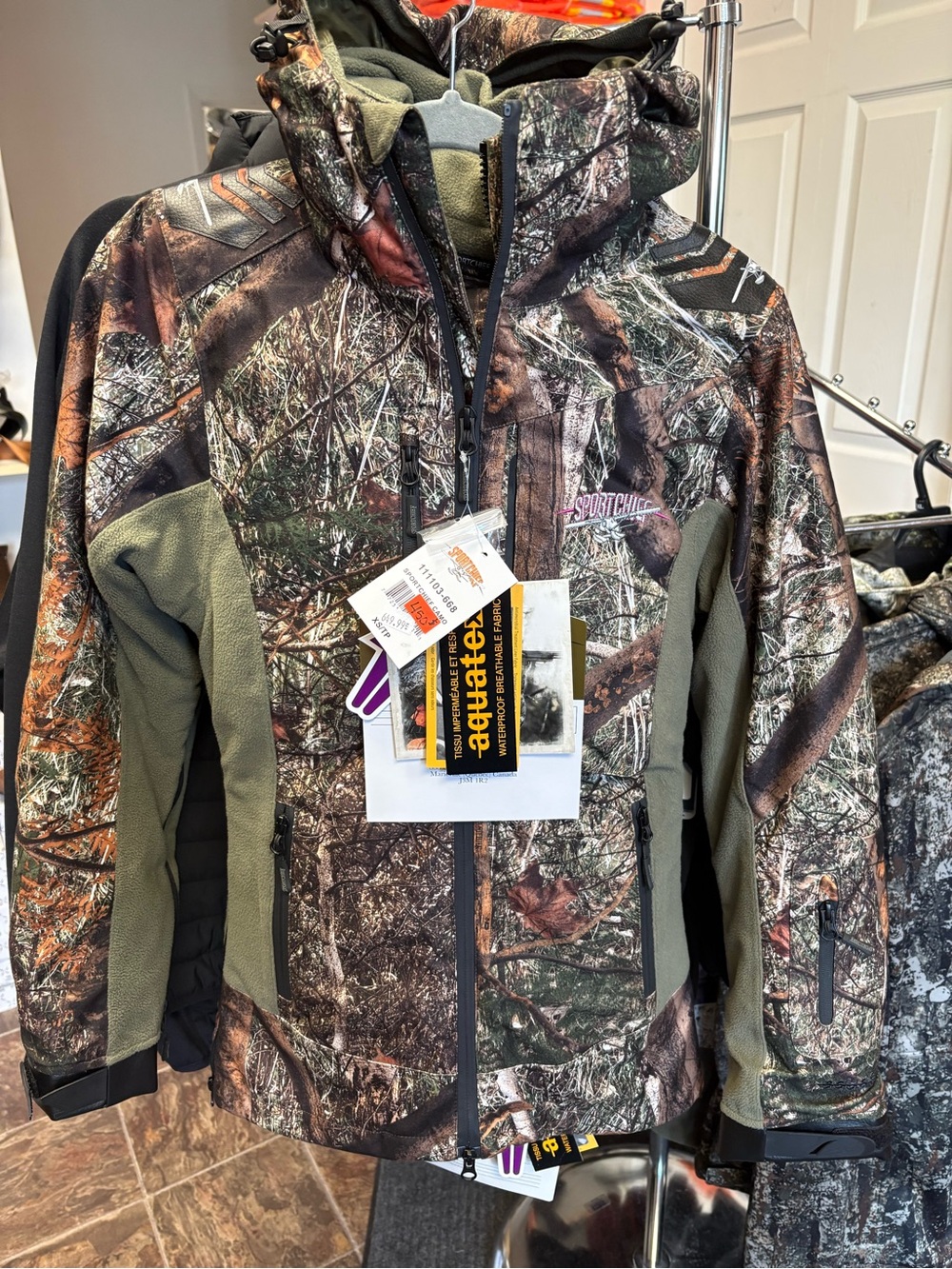 Unisex Performance Hunting Jacket - Mossy Oak Camo/Olive